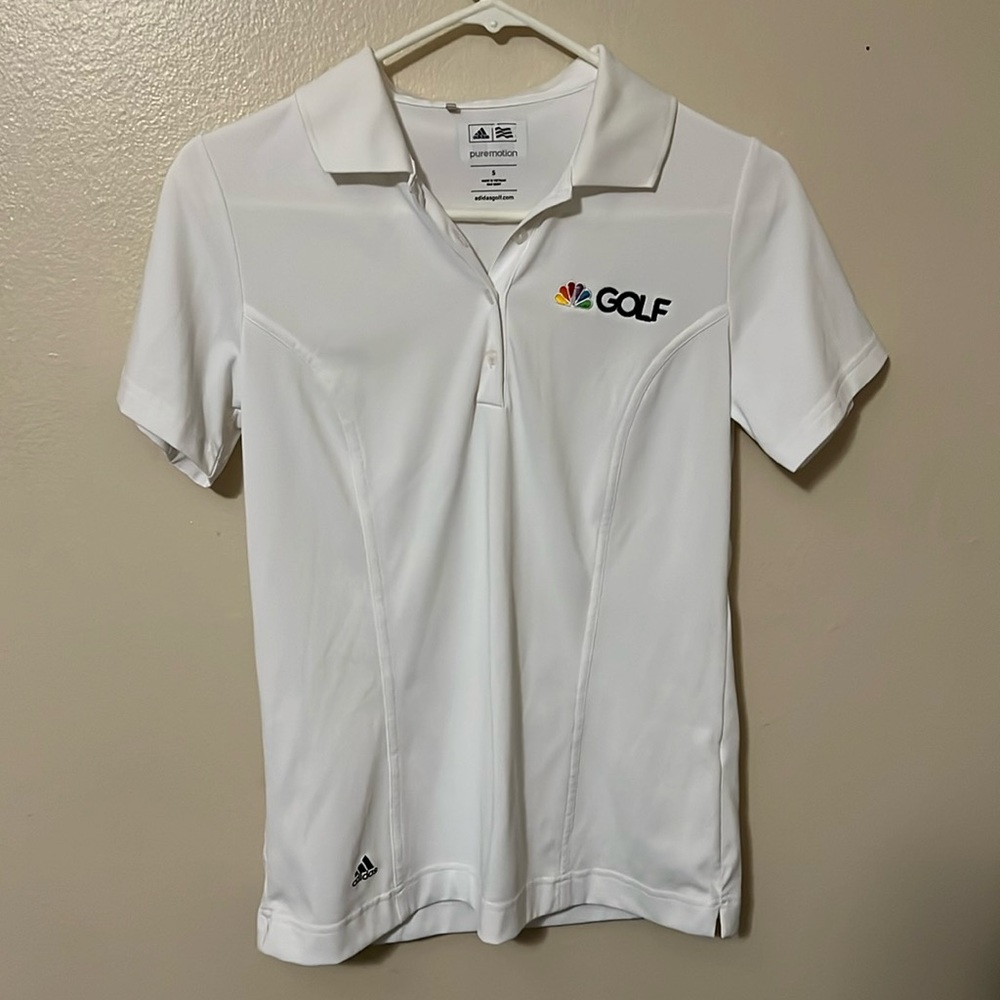 adidas peacock golf polo shirt